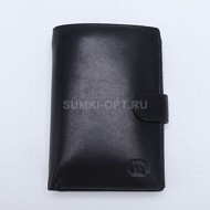 Бумажник F.Molinary black кожа муж_Y