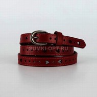 Ремень Poshete red кожа жен 20 106-110