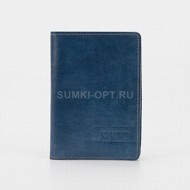 Обложка д/авто Poshete navy кожа